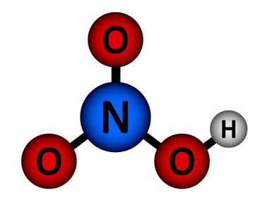 ساختار شیمیایی اسید نیتریک