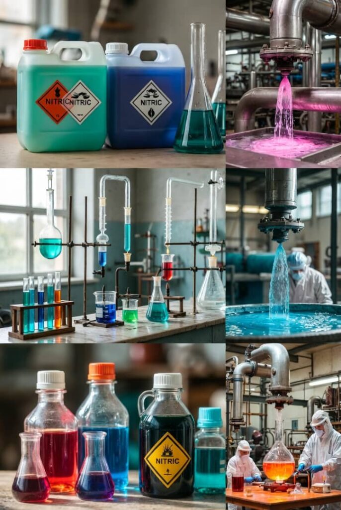 کاربرد نیتریک اسید