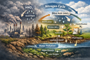 نقش اسید نیتریک در محیط‌زیست