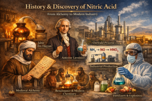 تاریخچه علمی و کشف اسید نیتریک