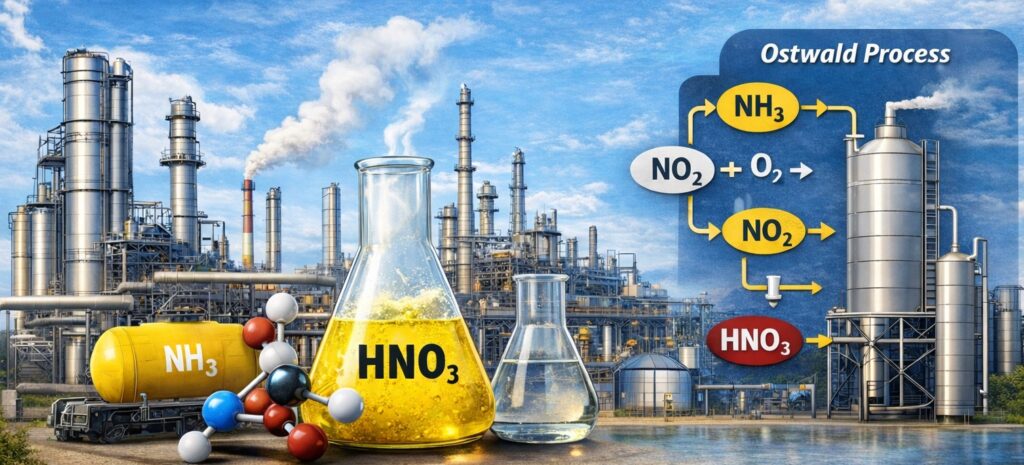 فرآیند تولید اسید نیتریک در ایران