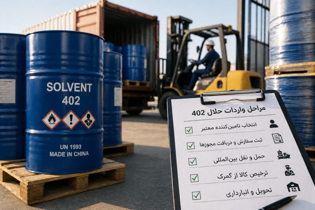واردات حلال 402 در سال 1405