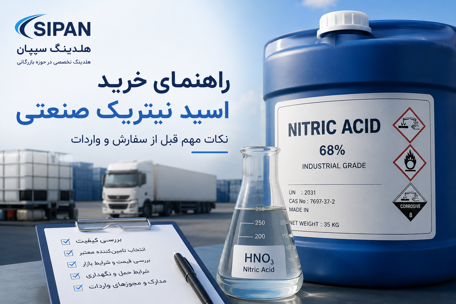 راهنمای خرید اسید نیتریک صنعتی