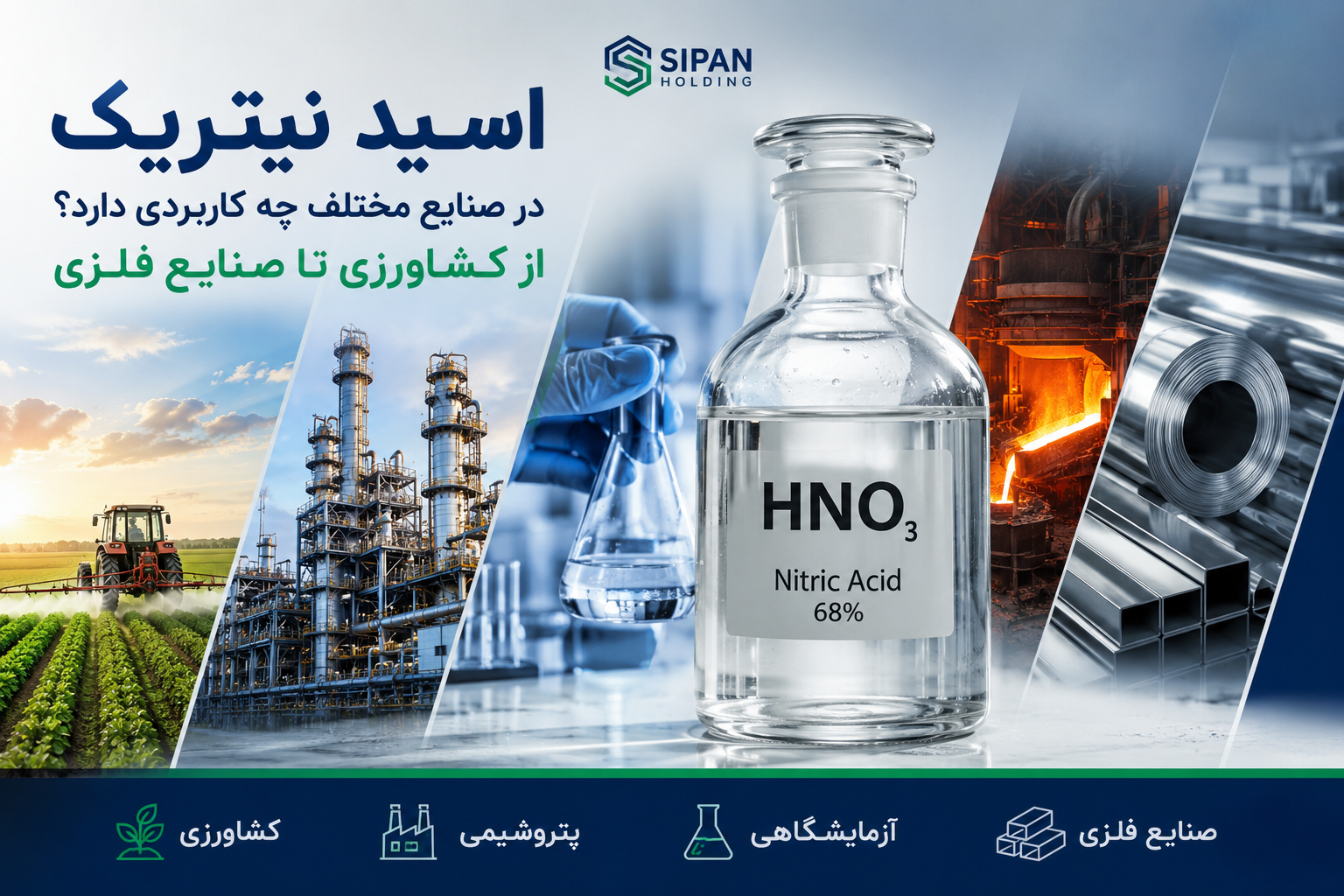 اسید نیتریک در صنایع مختلف چه کاربردی دارد؟