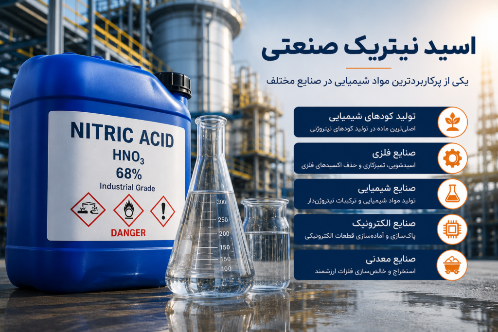 اسید نیتریک صنعتی چیست؟