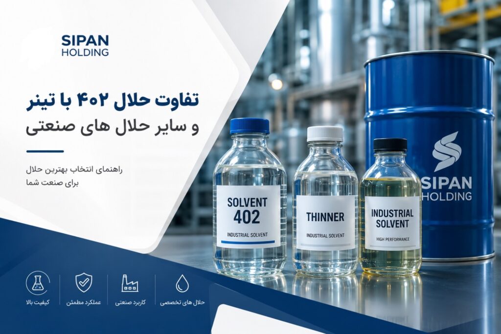 تفاوت حلال ۴۰۲ با تینر و سایر حلال‌های صنعتی؛ کدام انتخاب بهتری است؟