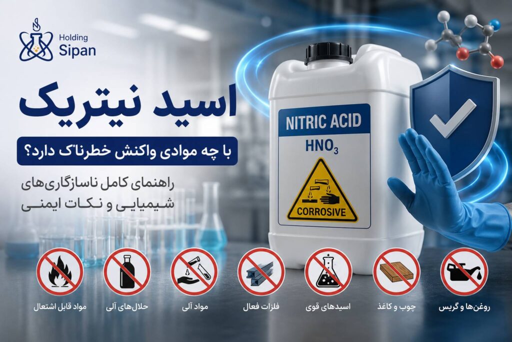 واکنش اسید نیتریک