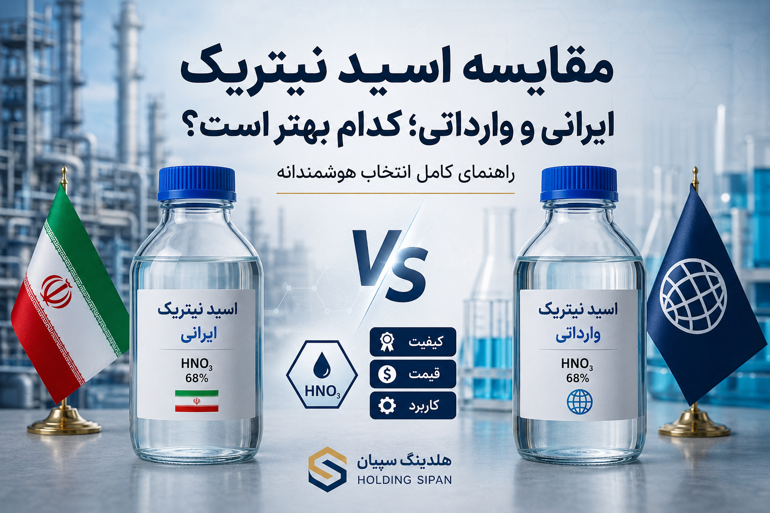 مقایسه اسید نیتریک ایرانی و وارداتی؛ کدام بهتر است؟