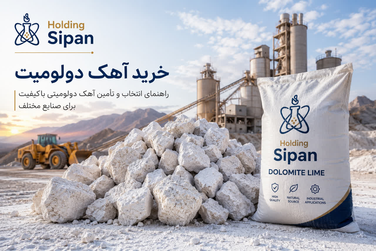 خرید آهک دولومیت؛ راهنمای انتخاب و تأمین آهک دولومیتی باکیفیت برای صنایع مختلف
