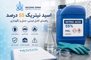 MSDS اسید نیتریک ۵۵ درصد با هلدینگ سیپان