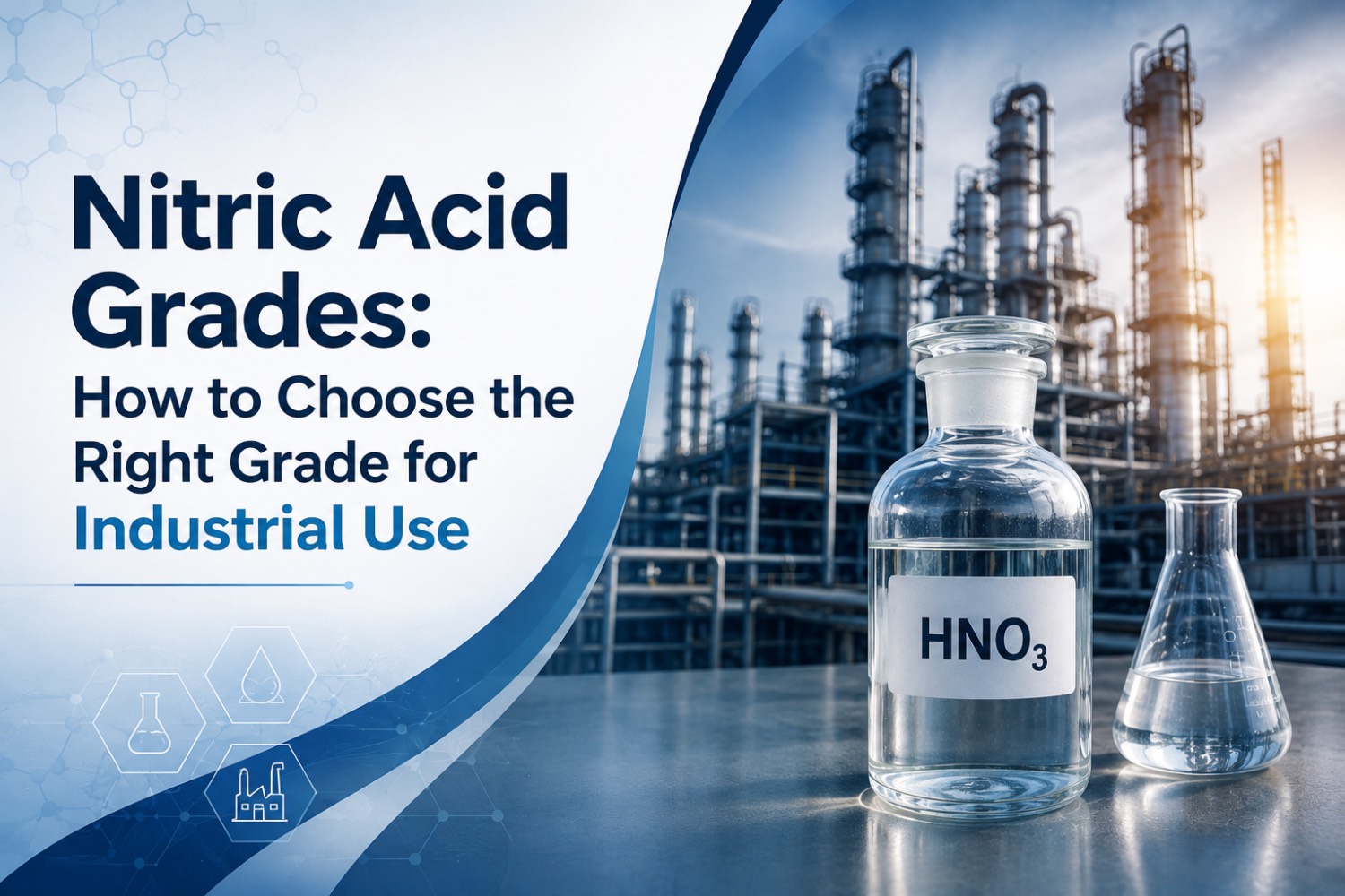 Nitric Acid Grades: How to Choose the Right Grade for Industrial Use