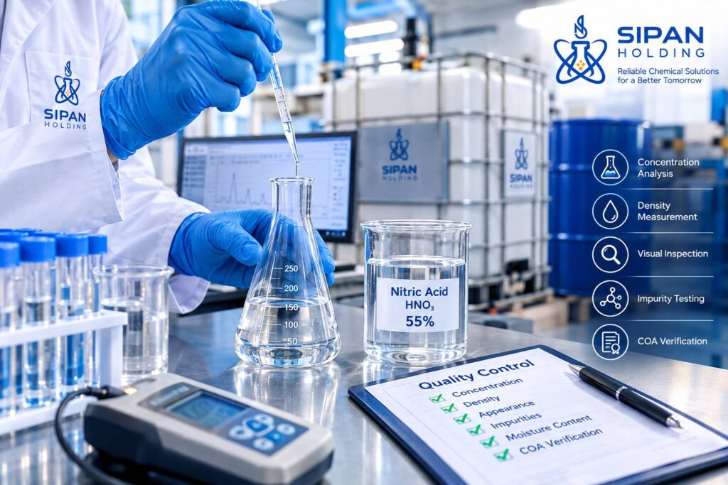 اسید نیتریک و کنترل کیفیت صنعتی