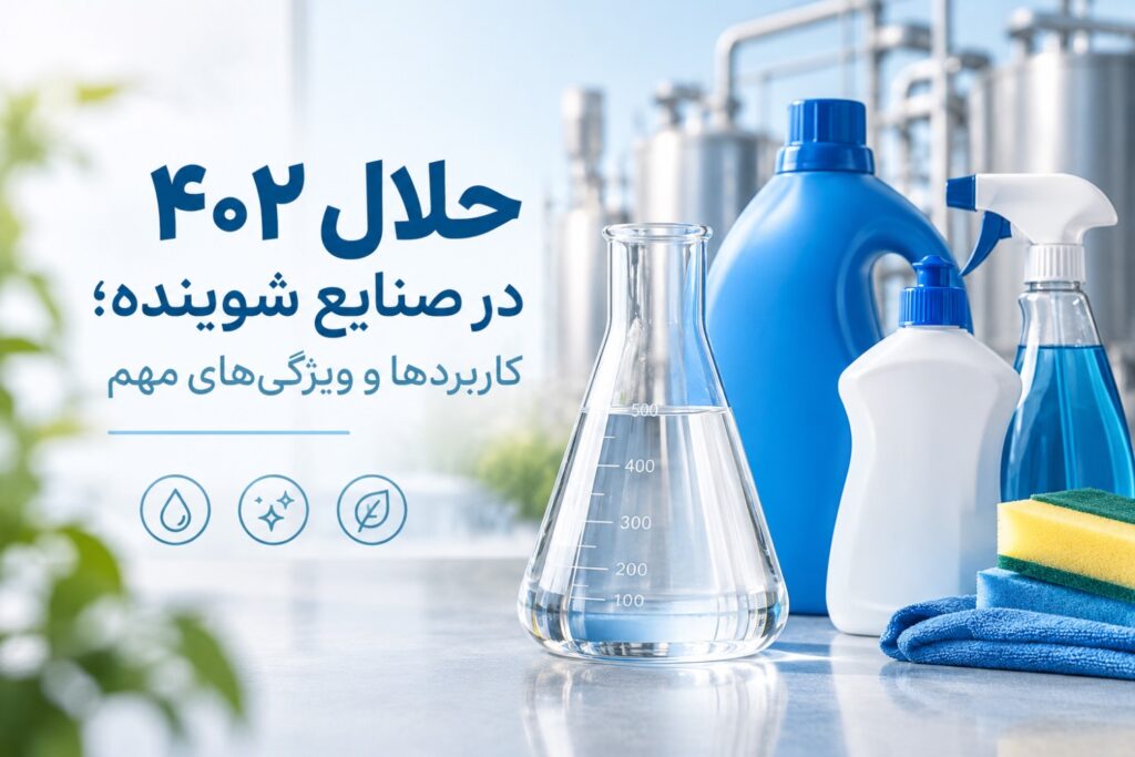 حلال ۴۰۲ در صنایع شوینده؛ کاربردها و ویژگی‌های مهم
