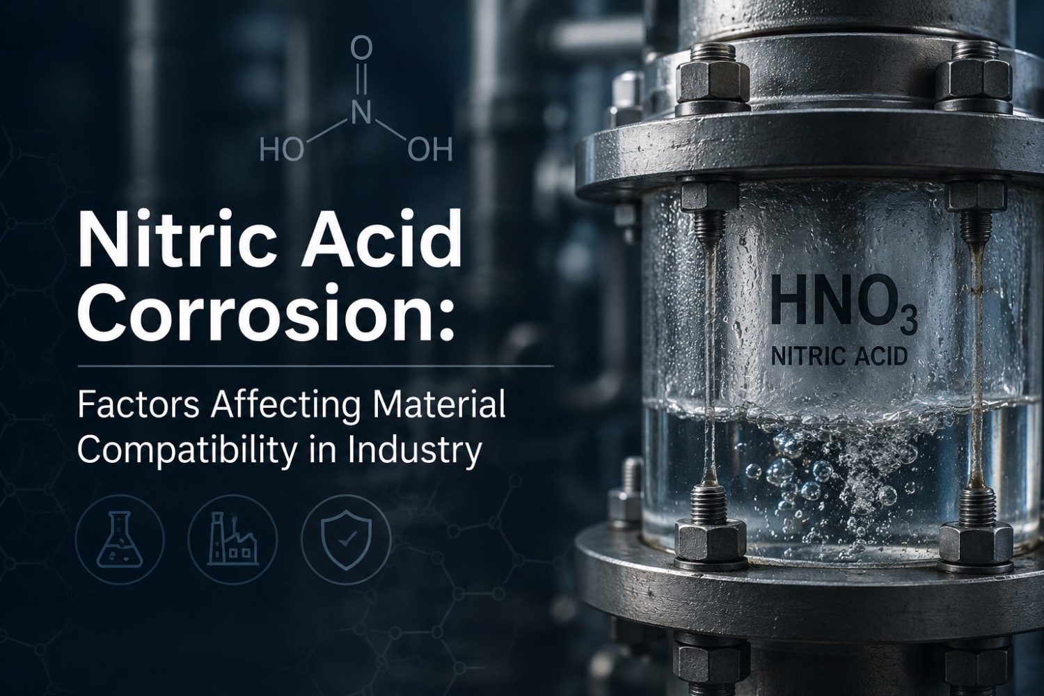 Nitric Acid Corrosion: Factors Affecting Material Compatibility in Industry