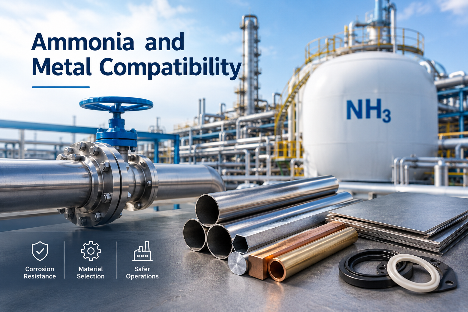 Ammonia and Metal Compatibility