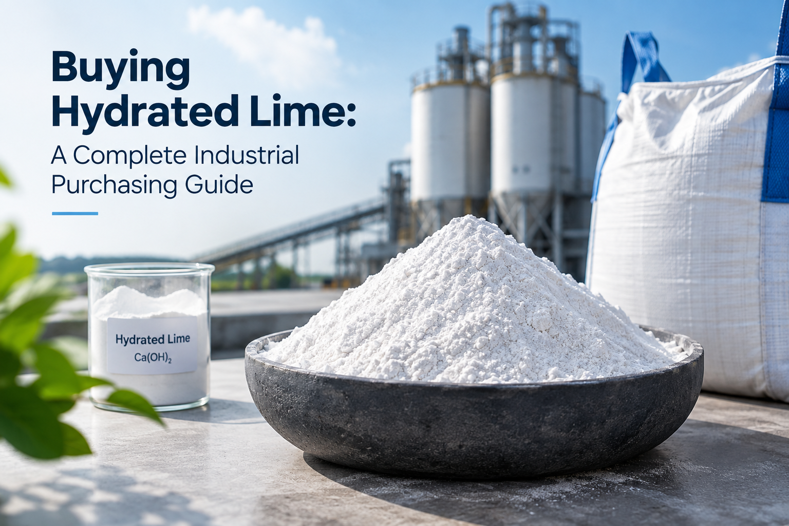 Buying Hydrated Lime: A Complete Industrial Purchasing Guide