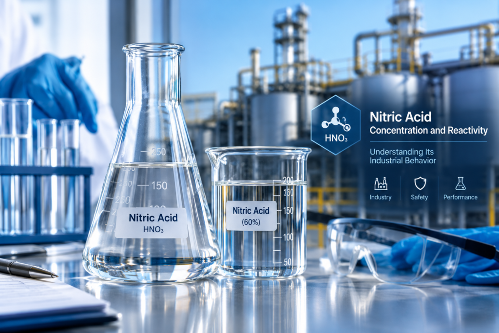 Nitric Acid Concentration and Reactivity